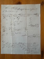 1853 NYS Lunatic Asylum Handwritten Document Utica New York Psychiatric History picture