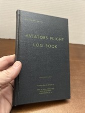 Aviators Flight Log Book April 1954 To April 1967 Vietnam Era OPNAV 3760-31 picture