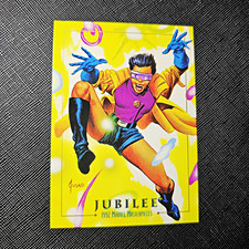 SkyBox 1992 Marvel Masterpieces Jubilee Lost Ladies M-5 Base Set Card Joe Jusko picture