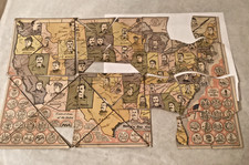 Antique Hood's AD Puzzle LOT OF 3 PARTIAL Double-Sided USA Rainy Day Cats CRAFTS picture
