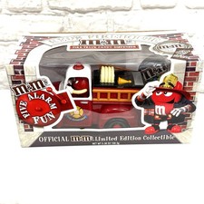 M&M’s 5 Fire Alarm Fire lTruck Candy Dispenser Official Limited Edition New picture