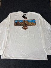 Men's Harley Davidson Long Sleeve T-Shirt - Badlands - Size Large picture