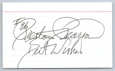 Preston Pearson Signed Index Card - Football - Dallas Cowboys picture