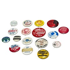 Vintage Shirley Chisholm 1972 Campaign Pinback Buttons Lot 17 Political picture