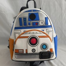NWOT Star Wars Loungefly BB8 R2D2 Lightup Backpack  BB-8 R2-D2 DROIDS picture