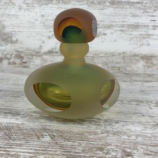 Vintage Italian Murano Sommerso Art Glass Perfume Bottle picture