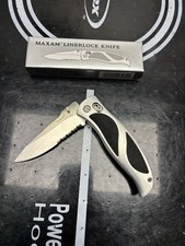 Maxam Pocket Knife #SKMX210  Liner Lock - Modern Folding new in box picture