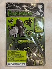 Disney Frankenweenie Sparkly Stickers RIP Sheet Tim Burton NOS picture
