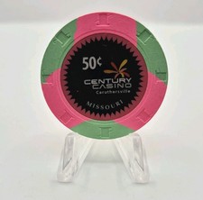 Century Casino Caruthersville Missouri 2020 $.50 Casino Chip picture