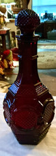 Avon Cape Cod Ruby Red Glass Wine Decanter Bottle w/ Stopper picture