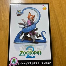 Happy Kuji Zootopia 2 A Prize Poster Figure Nick Judy Gary Disney - New picture