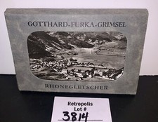 Miniature Souvenir Photographs Switzerland Gotthard Furka Grimsel Rhonegletscher picture