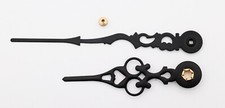 Kieninger Grandfather Clock Hands 3 7/8 Inch W/ HAND NUT Serpentine Mechanical picture