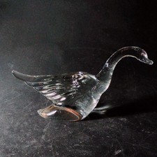 HEISEY GOOSE WINGS HALF UP, Art Deco, Bird in Flight, 9