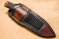 Custom Leather Sheath for Buck Vanguard, Buck Zipper picture