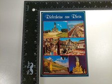 Rudesheim am Rhein Germany multi-view  Postcard picture