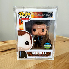⭐SUPERNATURAL FUNKO: Mark Sheppard signed Crowley LIMITED EDITION VARIANT - SWAU picture