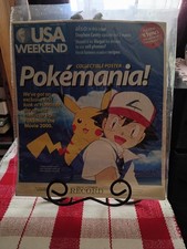 Pokemon Collectible USA Weekend Newspaper insert/Hoot-Hoot Poster July 2000 picture