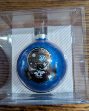 RARE 1996 Santa's Rockshop GRATEFUL DEAD BLUE Deadhead Christmas Ornament NEW picture