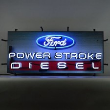 Ford Power Stroke Diesel Car Ford OLP Garage Dealer Neon Sign Backing 33