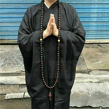 15mm*108 Beads Natural Padauk Wood Buddha Blessing Shaolin Kung Fu Necklace Suit picture