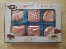 Mirro Copper-tone Mold Set 6 Piece Set In Original Box Stylish As Wall Plaques picture