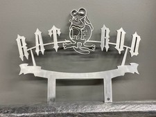 Lowrider Rat Rod Large Brushed Aluminum Plaque Sign – Lowrider Car Plaque picture