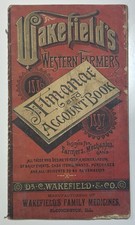 Wakefield’s Western Farmers Almanac & Account Book 1887 picture