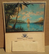 R ATKINSON FOX Print- SUNNY SOUTH SAILING SHIP - 1930 CALENDAR picture