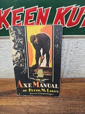 A176- Original Antique PLUMB 1929 Vintage Axe Manual PETER McLAREN 84 pages picture