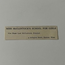 Miss McClintock's School For Girls Mary McClintock Boston MA 1917 Ad SAI8-S23 picture