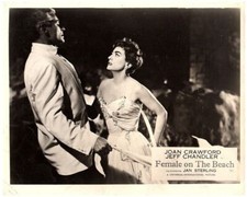 Female on the Beach 1955 Joan Crawford Jeff Chandler dramatic scene 8x10 photo picture