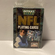 Ditka's Picks - 1993 NFL Playing Cards - Bicycle Sports Collection - New Sealed picture