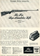 1968 Print Ad of Stoeger Arms Steyr Mannlicher Schoenauer Model SL Rifle picture