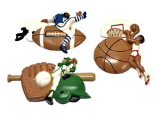 3VTG Burwood Wall Hangings Football Baseball Basketball African American picture