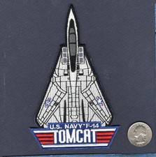 F-14 F-14A F-14B F-14D TOMCAT US Navy VF Top Gun Grumman Squadron Triangle Patch picture