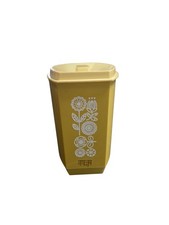Lustro Ware Vintage Canister Harvest Gold Yellow Tea Nesting Canister 70s picture