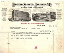 1906 Hibbard, Spencer, Bartlett & Co. Hardware Billhead picture