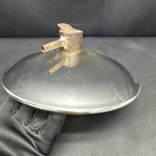 Antique Mercury Glass Reflector For Cast Iron Wall Bracket Oil Lamps 8 Inches picture