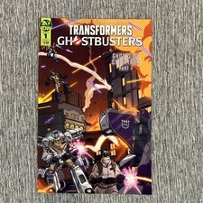 Transformers / Ghostbusters #1A Dan Schoening Cover 2019 🔥 picture