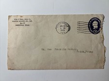 1955 GREENVILLE TEXAS to Point HORTON MILLING CO inc Envelope picture