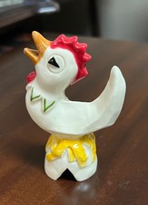 Adrian Pottery Whimsical Crowing Rooster Pie Bird picture