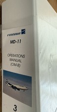 2007 FINNAIR AIRLINES MD11 AIRPLANE PILOT OPERATIONS MANUAL OM-B- VINTAGE picture