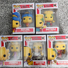 Funko Pop Television The Simpsons Vinyl Figures Lot Bartigula Marjora +3 picture