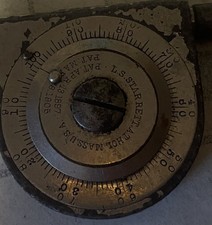 L.S. Starrett Revolution Counter RPM Gauge Speed Indicator Dial Machinist Tool picture