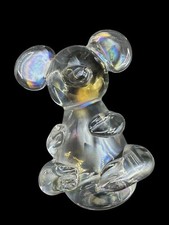 Iridescent Glass Crystal Koala Bear Figurine Hand Blown Paperweight Mouse 3