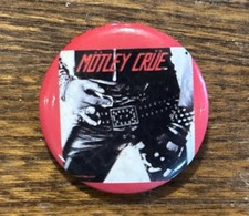 Vintage Mötley Crüe Pin Back Button 1-1/4 Inch picture
