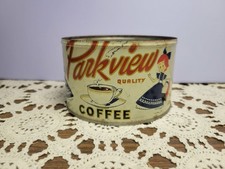 Vintage Parkview Coffee Tin Litho Cincinnati Ohio No Lid  picture