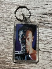 Vintage 1991 Terminator 2 Judgement Day Keychain picture