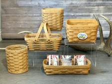 5 Spring Longaberger Baskets Recipe Woven Memories 1999 2000 2002 2004 picture